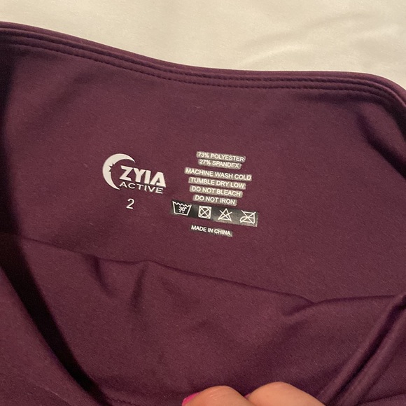 ZYIA Women's Leggings - Deep Purple - Picture 4 of 5